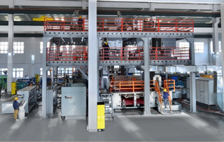 AF 3200 Double Beams (SS)PP Spunbond Nonwoven Fabric Production Line